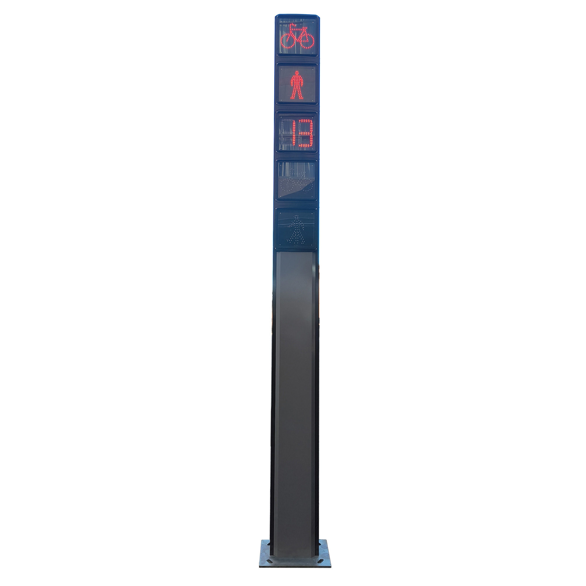 305一體化紅綠自行車(chē)紅綠人加數(shù)顯信號(hào)燈
